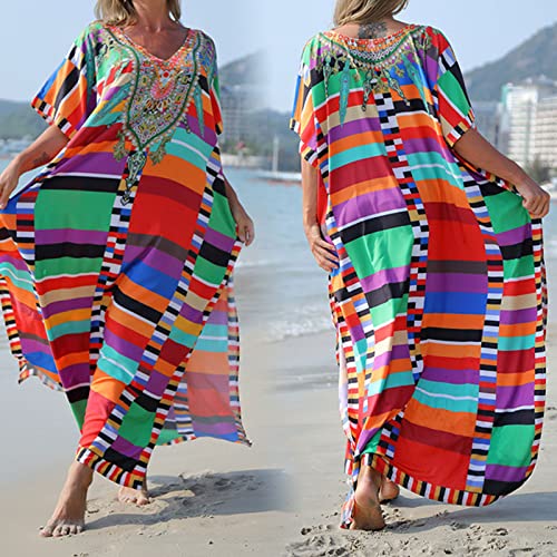 Robe de plage manches courtes couvrante pour éviter le soleil