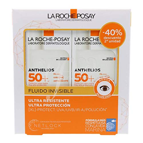 La Roche-Posay Anthelios Fl Invisible Spf50 2x50m, Multicolor, Otros