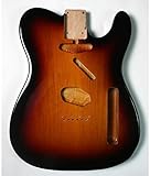 telecaster body single humbucker  Göldo BTA3T Body für Telecaster, US-Erle, 3-Tone-Sunburst