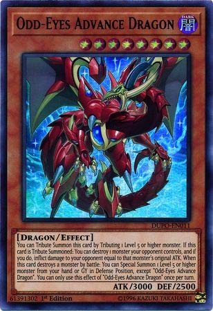 Yu-Gi-Oh! - Odd-Eyes Advance Dragon - DUPO-EN011 - Ultra Rare - 1st Edition - Duel Power