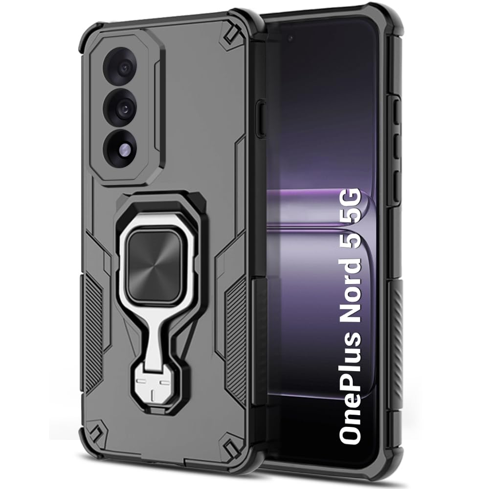 TheGiftKart Tough Armor Bumper Back Case Cover for Motorola Moto Signature 5G | Ring Holder & Kickstand in-Built | 360 Degree Protection Back Case Cover for Motorola Signature 5G (PC & TPU, Black) — Amazon image 11