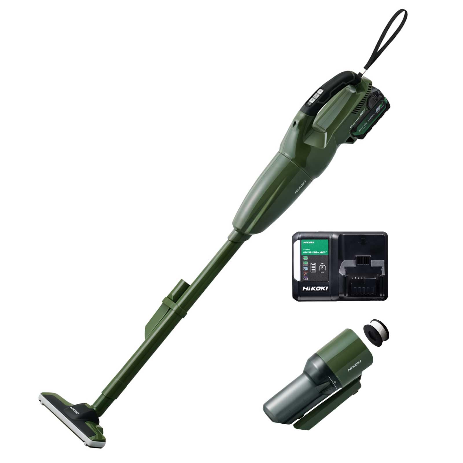 HIKOKI R36DB(XPZ) 掃除機 バッテリー、充電器付き Amazon.co.jp: 【セット買い】 HiKOKI(ハイコーキ) 36V充電式