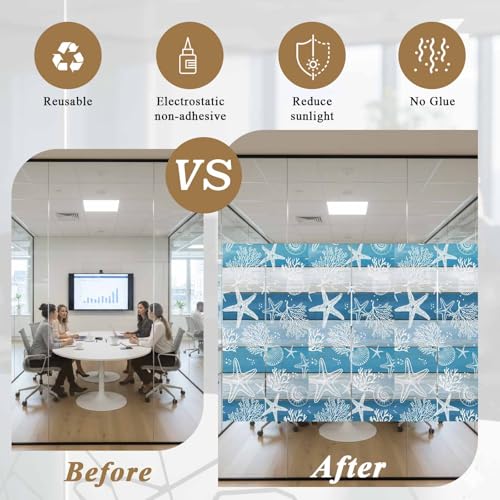 Vinilo decorativo Frosted Glass Window Privacy Film 19.6x39.3 in miniatura 5