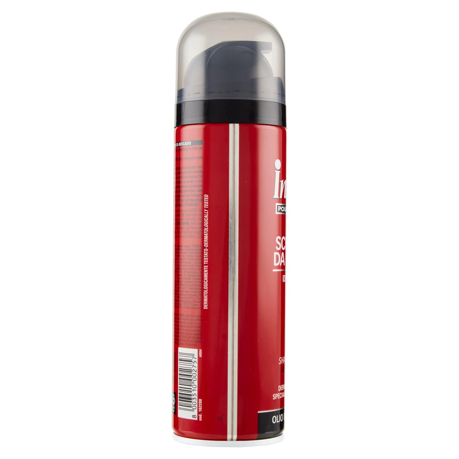 12x Intesa Pour Homme Rasierschaum mit Avocadoöl, Feuchtigkeitspflegend, 300 ml,+ Italy Shop Service Kostenloser Schlüsselanhänger