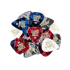 Ernie Ball Médiator Perloid Assortis Medium Enveloppe de 144 - Les Beatles, Paul McCartney, John Lennon, RIngo Starr, George Harrison