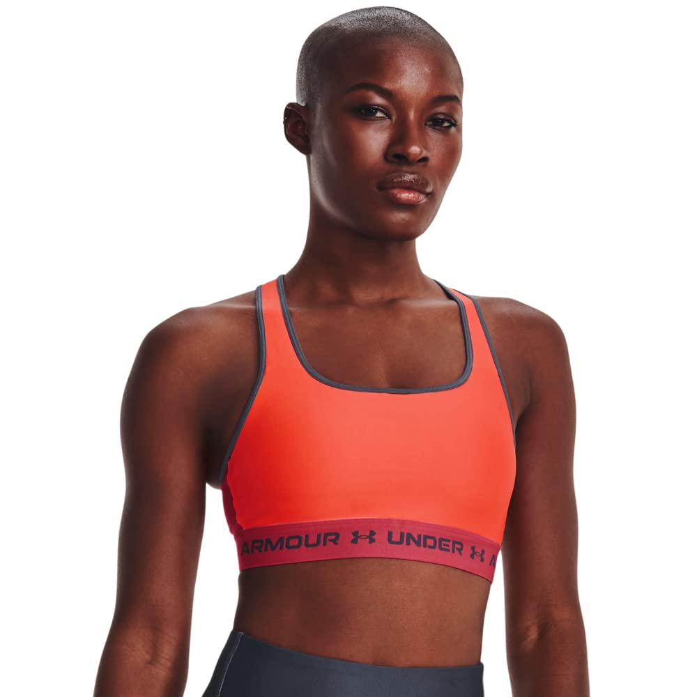 Under Armour Women's Crossback Mid Impact Sports Bra