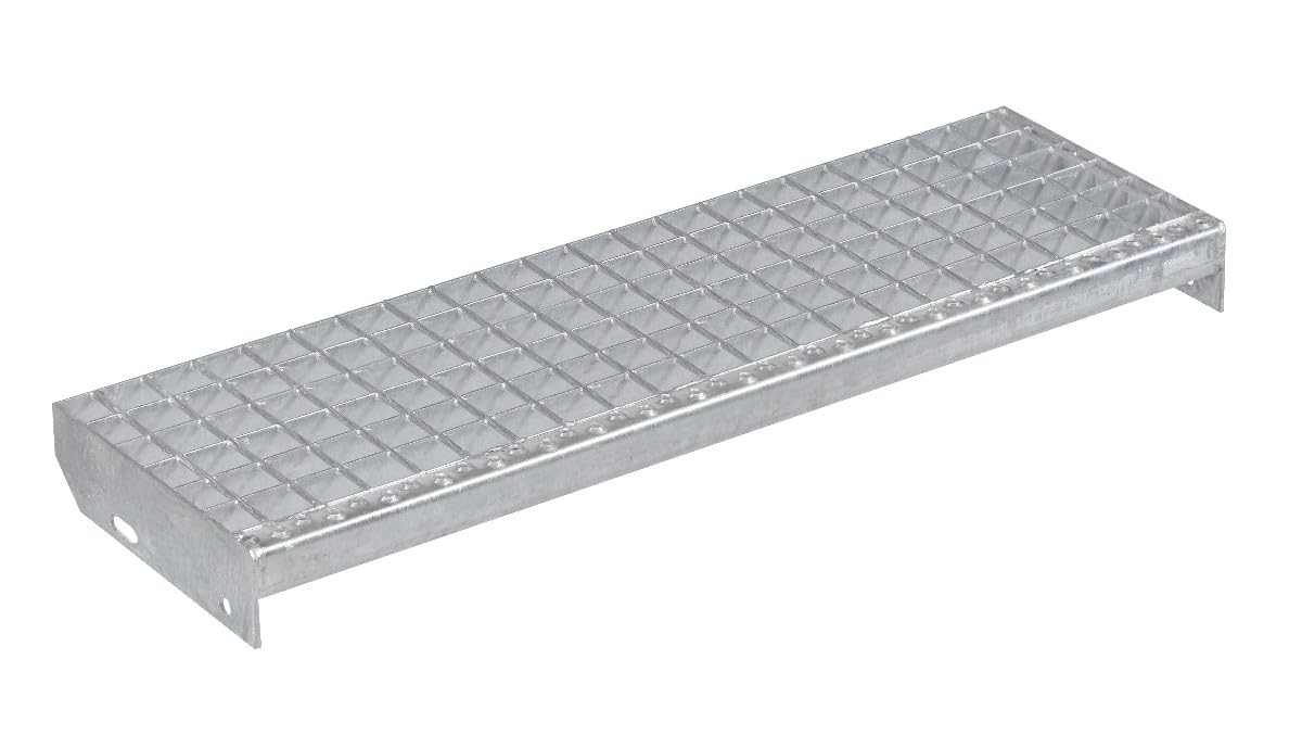 RESKRAT Gitterroststufen 900x240 mm, verzinkt, 30x2 mm