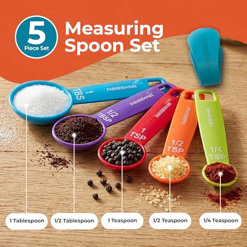 Farberware Professional Kitchen Measuring Spoons - Set of 5 - image 4