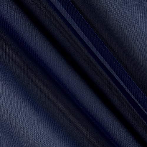AK TRADING CO. 120" Wide (10ft Wide) X 25 Yards Roll - Sheer Voile Chiffon Fabric - Perfect for Draping Panels and Masking for Weddings, Parties & Events, Tent Draping