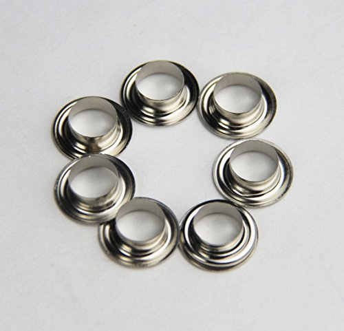 Shatex 1/2" Silver Metal Snap Grommets 50pack