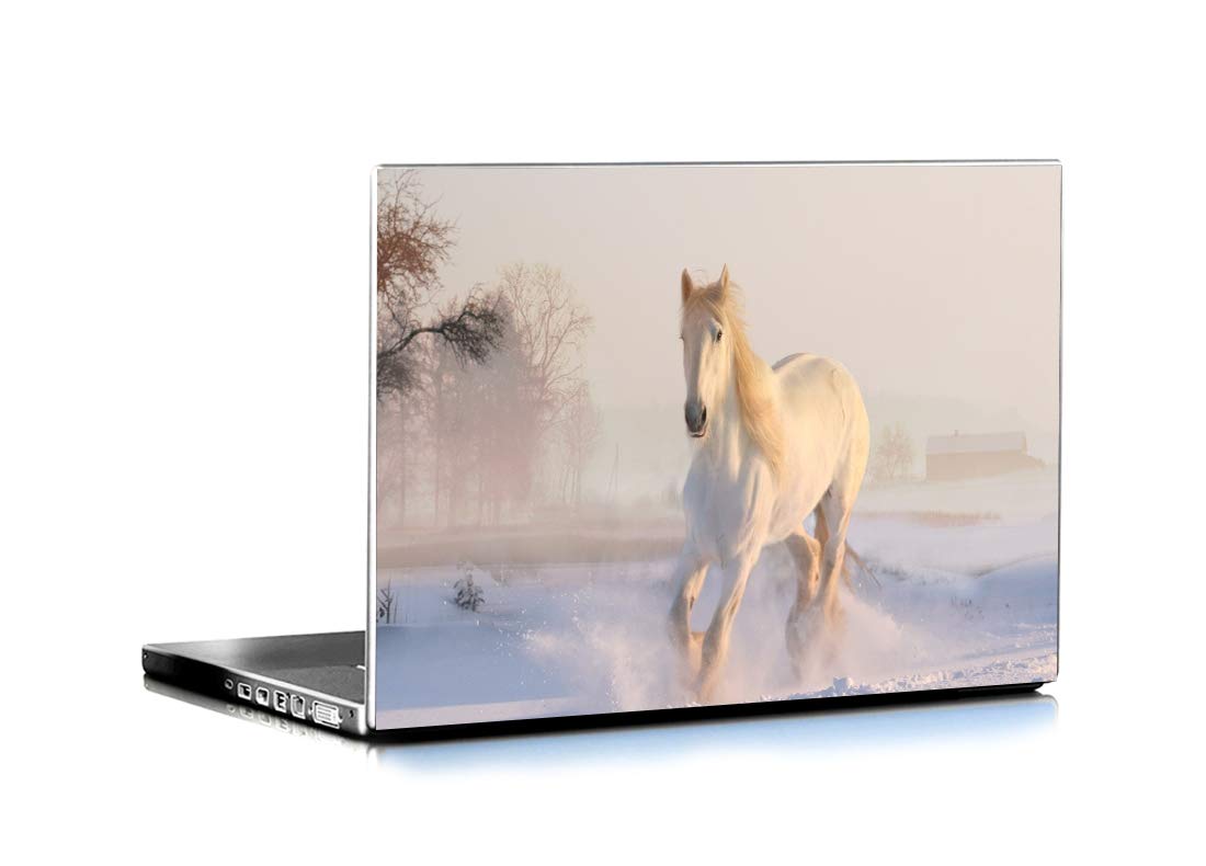 ISEE 360® Laptop Skin Cover Laminated Snow White Horse Stickers and Free Track pad Skin Girls Boys Kids Students Office Vinyl Printed Multicolored Quality Sticker 15 Inches (B08PKM4QZT) Amazon Price History, Amazon Price Tracker