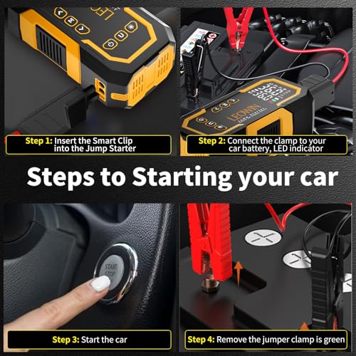 Jump Starter with Air Compressor 4500A