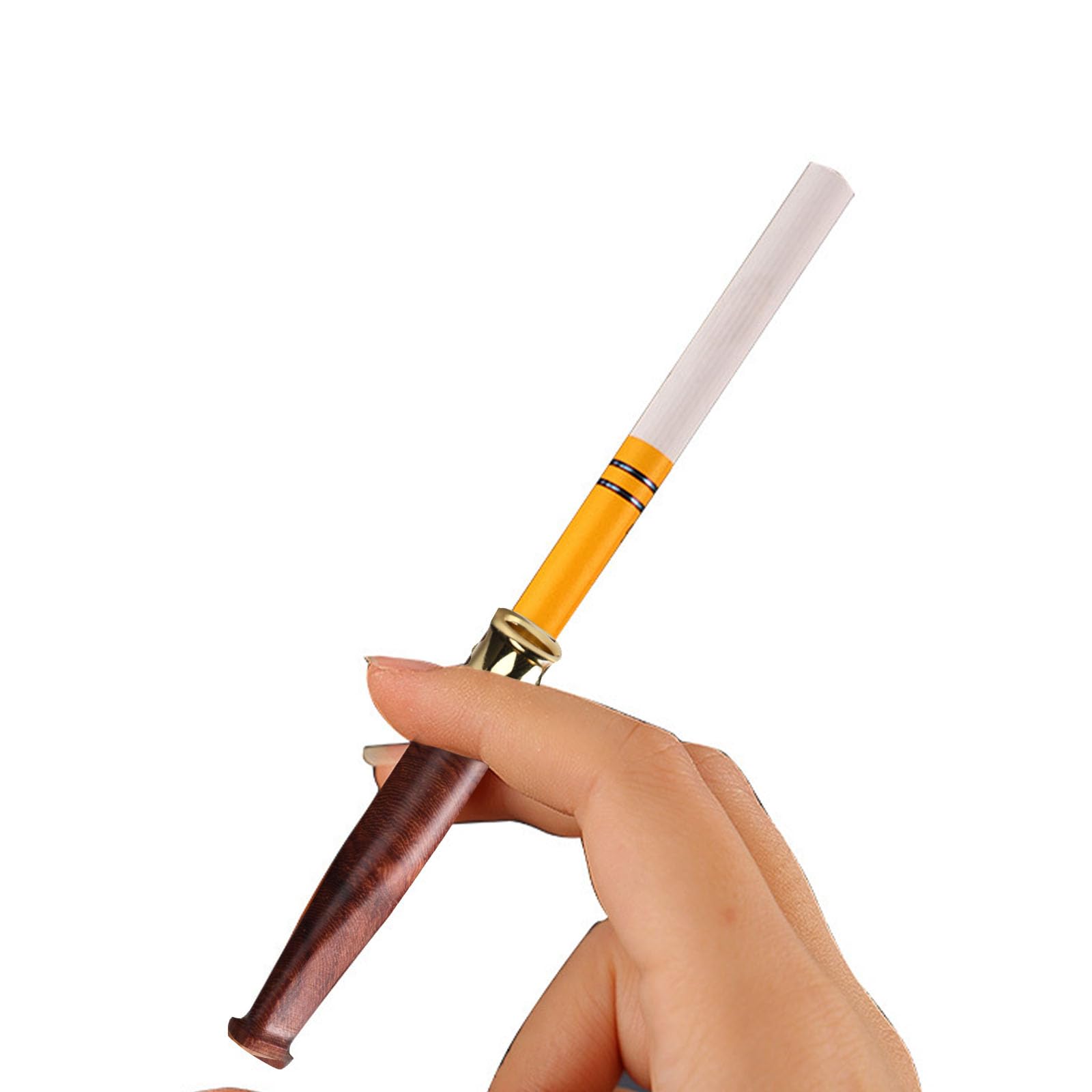 cigarette nozzle Cigarette nozzle, wooden cigarette nozzle, cigarette nozzle, metal cooling  filter inside, compatible with ordinary cigarettes, red wood : Amazon.se:  Health & Household Products