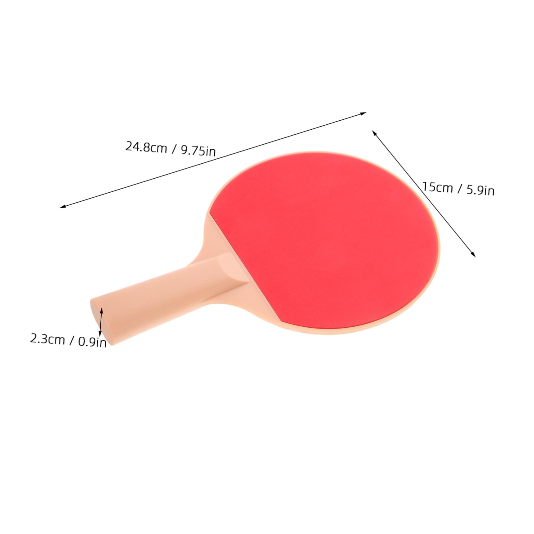 BRIGHTFUFU Elastic Pong Racket Set 2 x Pong Paddles Ball Set for Outdoor Games Performance