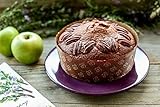 Round Cake Low Panettone Paper Pan Mold - 7 1/4'' X 2 3/8'' - 12Pcs