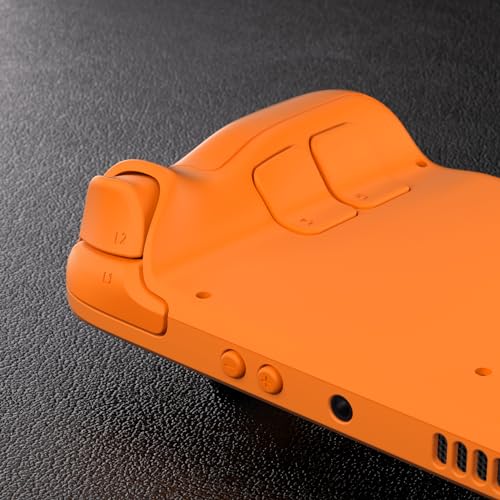 Image of eXtremeRate DIY Full Set Shell with Buttons for Steam Deck LCD, Custom Faceplate Back Plate Replacement Shell for Steam Deck LCD - Royal Orange [Console NOT Included]