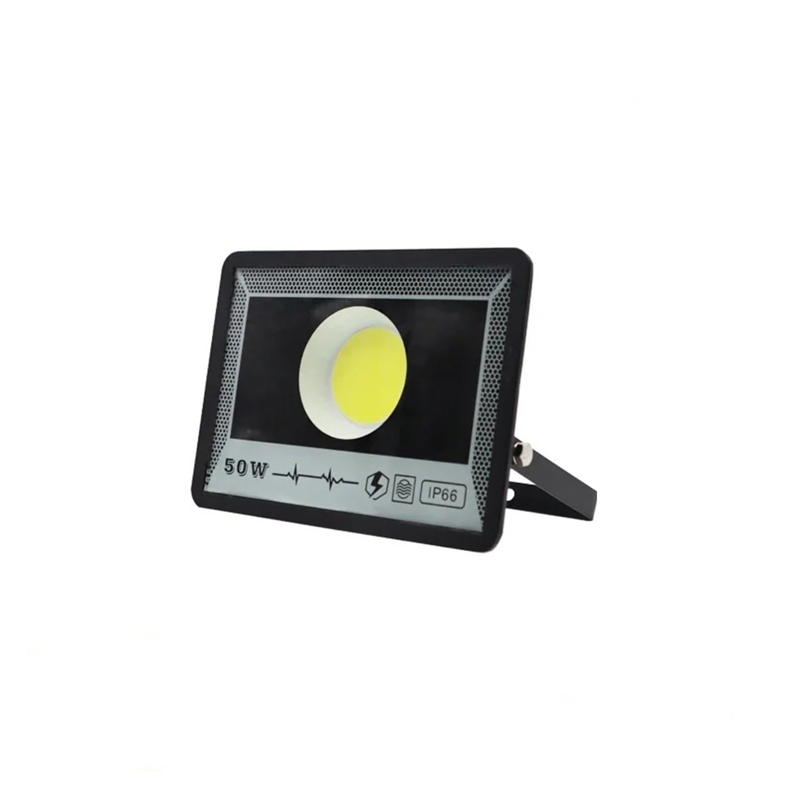 Proyector exterior, 5 focos LED de 50/100W/200W/300W/400W/500W, IP65, impermeables, for exteriores, for jardín y calle.(50W warm light)