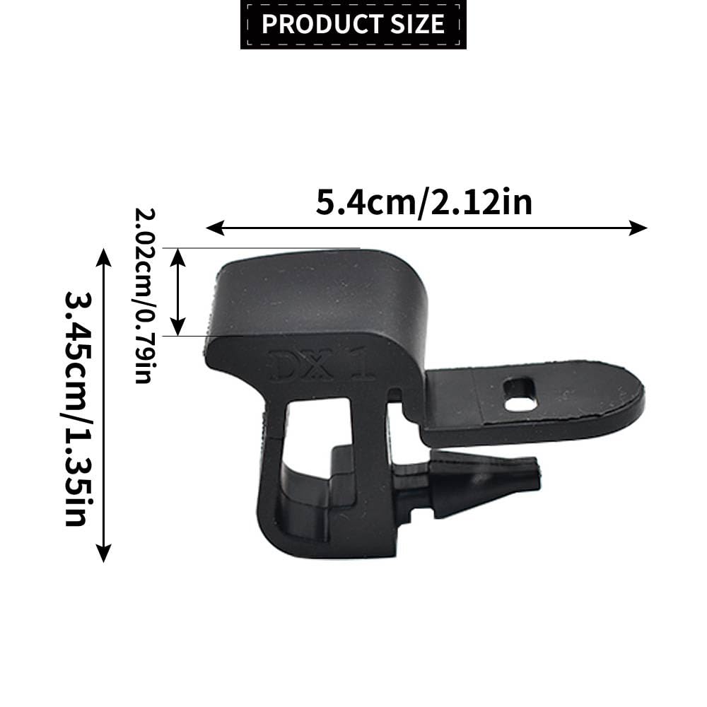 2xSupport de fixation pour tablette arrière Clip de support arrière pour couvre-coffre gauche et droit Compatible avec Fiat 500X 71777937 71777936
