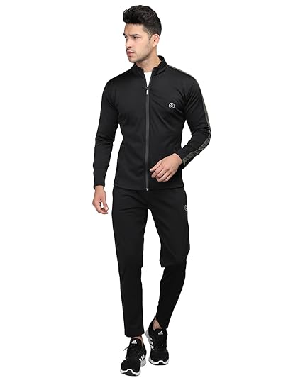 Men's Winter Zipper Sports Track Suit Set