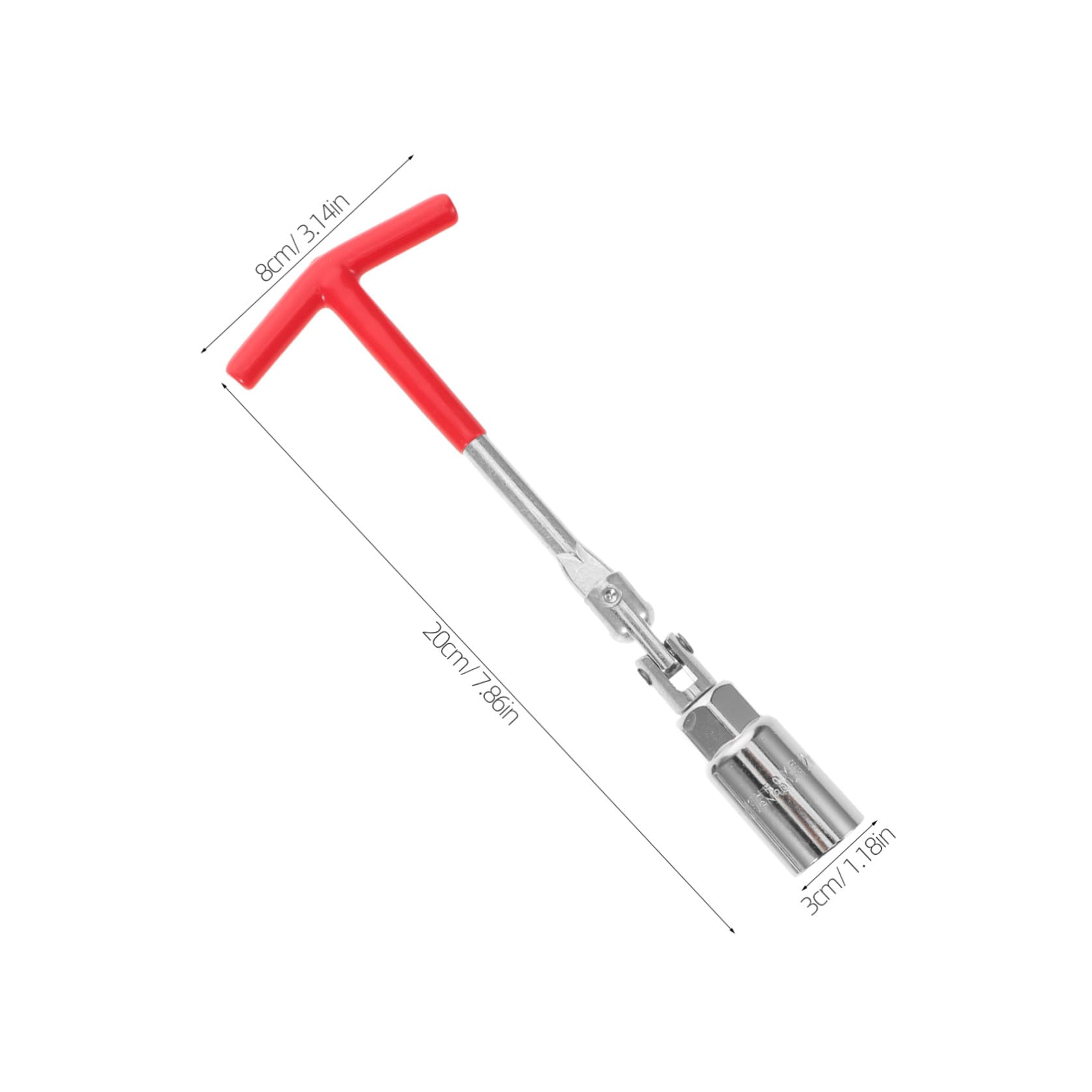 1 Set Clé à Douille en T Outil pour Bougie D'allumage 16mm et 21mm pour Réparation Automobile et Moto