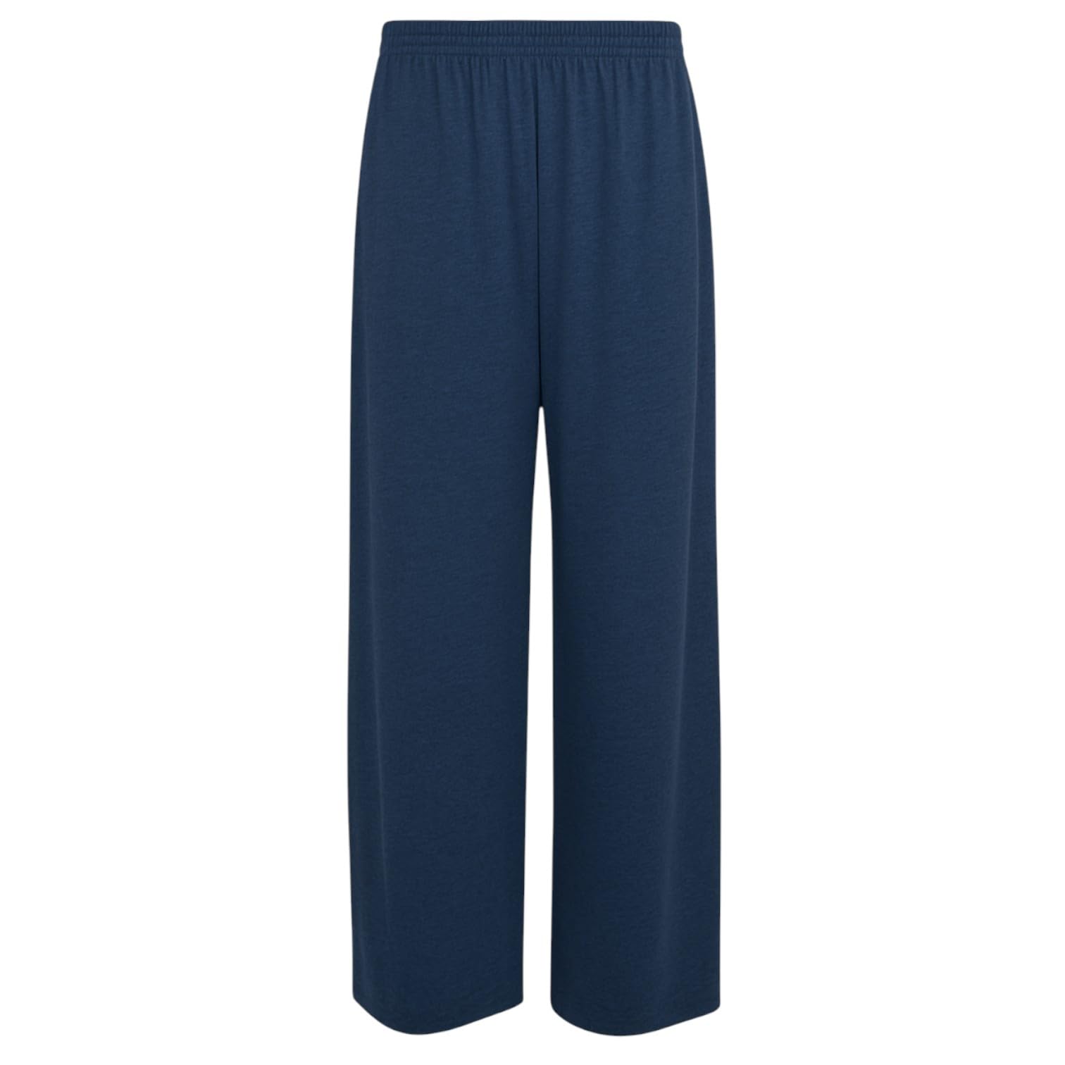 SXME MIGHT SAY Women’s Palazzo Trousers – Wide Leg Crepe Culottes – Elasticated Waist – Flared Smart Casual Pants (UK, Numeric, 8, 26, Regular, Regular, 3XL | 24-26, Navy)