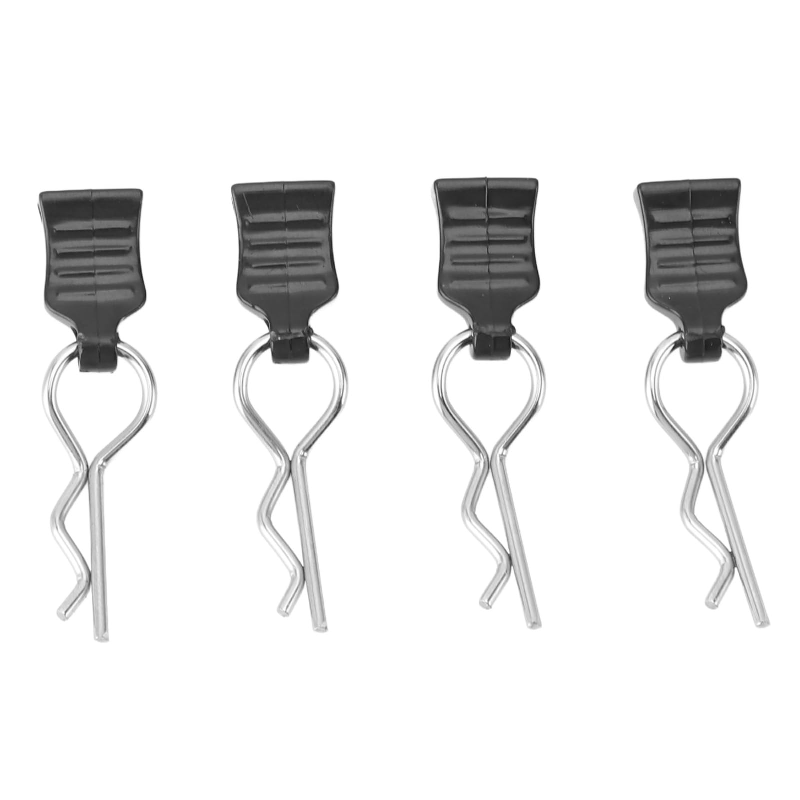 4pcs RC Body Clips, RC Car Body Shell R Pin Clips Upgrade Part with Pull Tabs for WLtoys 124008 124010