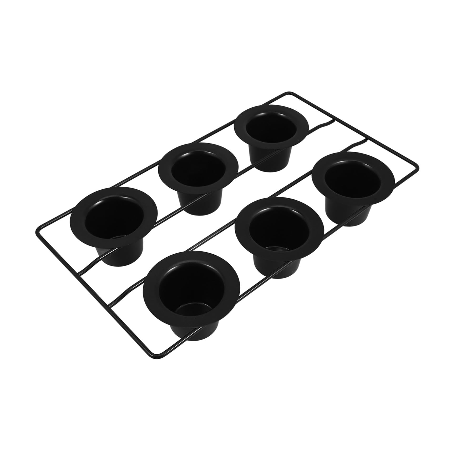 Uonlytech Muffinform aus Schwarzem Kohlenstoffstahl Extra Dicke Antihaftbeschichtung Langlebige Backform für Muffins Cupcakes und Puddings Hitzebeständig für Feierlichkeiten und Partys