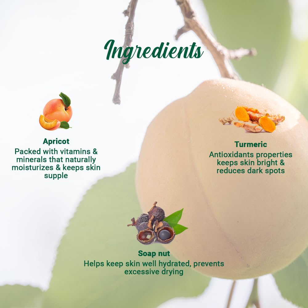 Biotique Bio Apricot Refreshing Body Wash | Keeps Skin Fresh and Clean | Brightens Skin and Reducing Dark Spots | 100% Botanical Extracts | Suitable for All Skin Types | 300ml 2