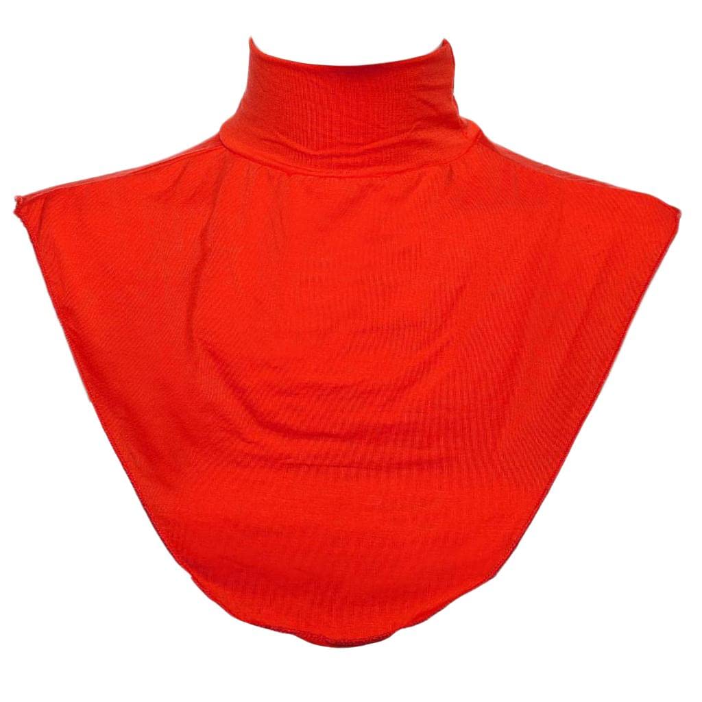 Women Modal Faux Turtleneck Half Top Dickey Collar Muslin Hijab Neck Cover Red|Clothing Shoes & Accessories|Womens Clothing|Tops & Blouses-image-49