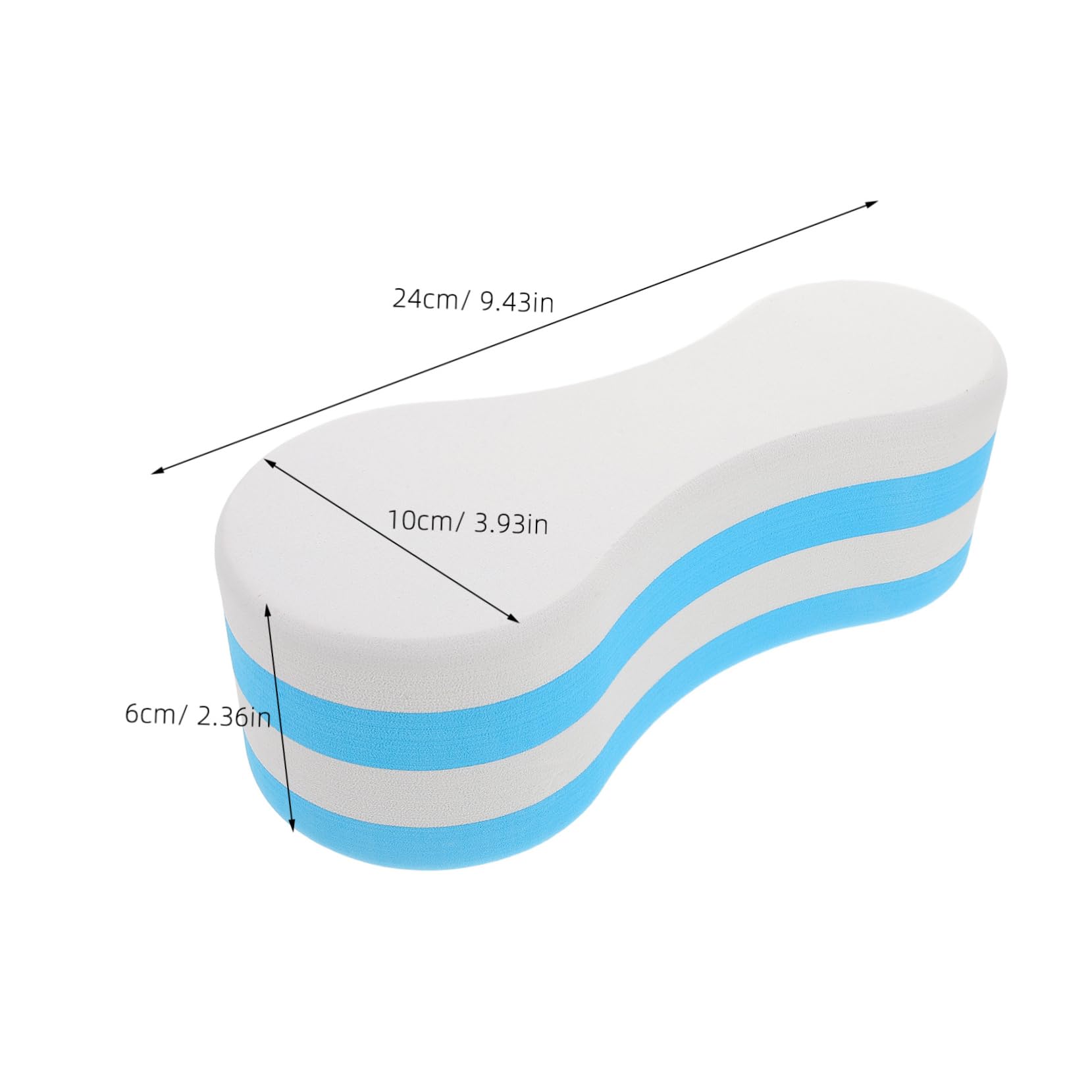 HEMOTON Swim Training Pull Buoy Float Eva Swimming Aid for Adults Enhanced Buoyancy Leg Float for Posture Correction Essential Equipment for Pool Beach Activities Family Friendly