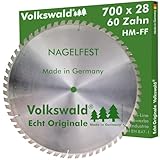 Die spezielle Zahnform TZ FSP TFZ FF von Originale Volkswald, ist sehr robust und sorgt den besten Einsatz im allgemeinen Holz und Bauholz mit fest sitzenden normalen Nägel, Klammen und Betonbeschlag sowie für Schalhölzern, Schaltafeln, Rund und Kanthölzern