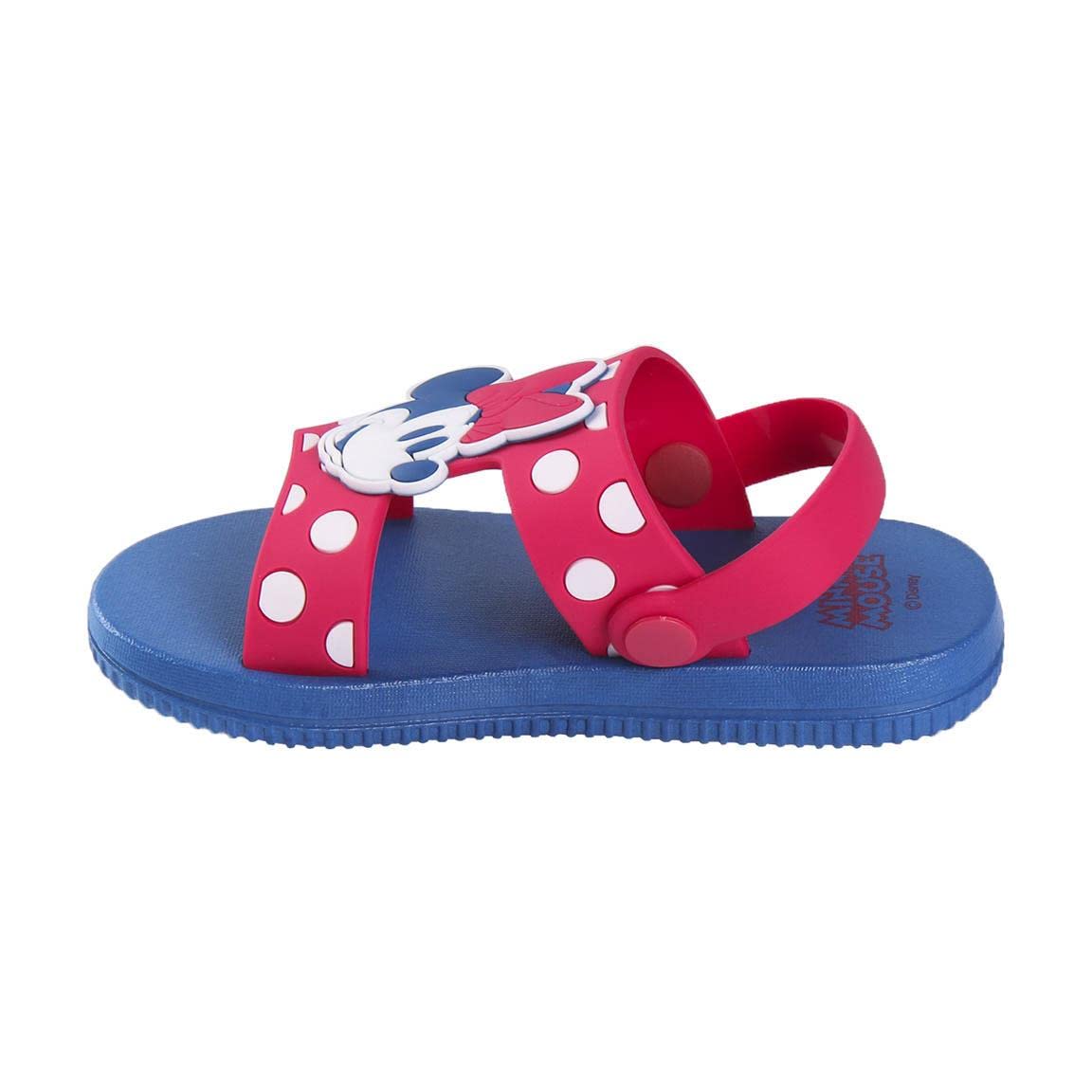 CERDÁ LIFE'S LITTLE MOMENTS Sandalias Playa para Niña Fabricada en PVC y Estampadas con Personajes de Minnie | Chanclas de Goma con Sujección al Talón-Licencia Oficial Disney Niñas