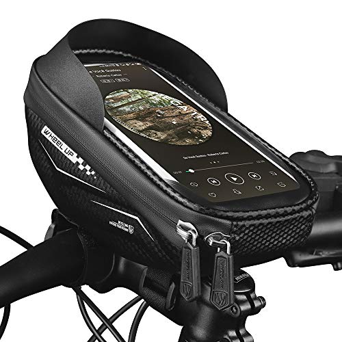 Festnight Bolsa para quadro de bicicleta Bolsa para tubo frontal Bolsa para guidão Bolsa para bicicl