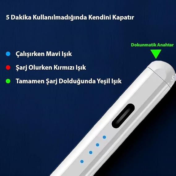Techmaster iOS Android Windows Uyumlu Tablet Telefon iPad Yazı Çizim Kalemi