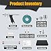 Airbrush Kit, Air Brush Painting Set, Double Action Trigger Airbrush Gun with 0.3mm/0.5mm/0.8mm Needles, 2cc/5cc/13cc Paint Cup, Airbrush Spray Tool Set for Painting Nails Cake Tattoo Makeup