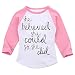 MIOIM Baby Girls Letter Pinted Saying Long Sleeve T-shirt Tops Tees Blouse