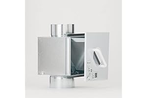 Fantech Inline Dryer Lint Trap for Maximum Airflow and Lint Build-Up Reduction