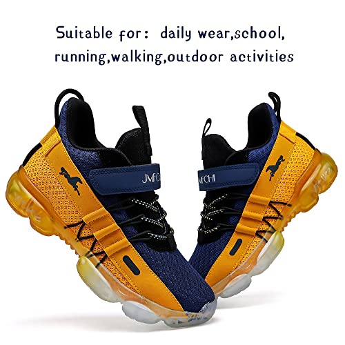 Image of JMFCHI Boys Girls Kids Sneakers Knitted Mesh Running Tennis Athletic Shoes | Breathable,Lightweight,Comfortable,Non-slip,Easy wear,Casual fashion,Indoor outdoor,Gym sport,Daily play,Little /Big Kid