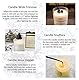 Canirologas Kerzenzubehör Set 3 in 1, Dochtschere Kerzenlöscher und Docht-Dipper, Candle Wick Trimmer mit Samtbeutel für Kerzenliebhaber