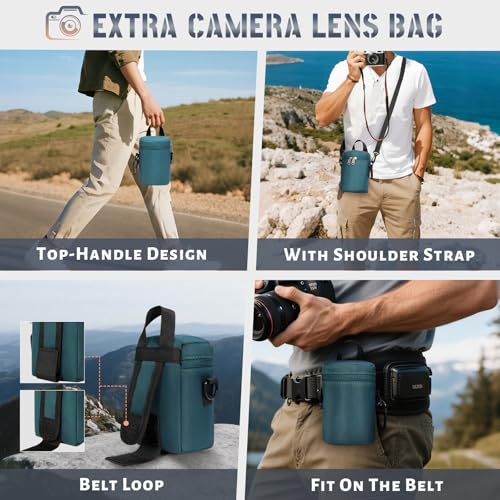 Mochila para cámara con carcasa rígida y compartimento para laptop 15.6" miniatura 6