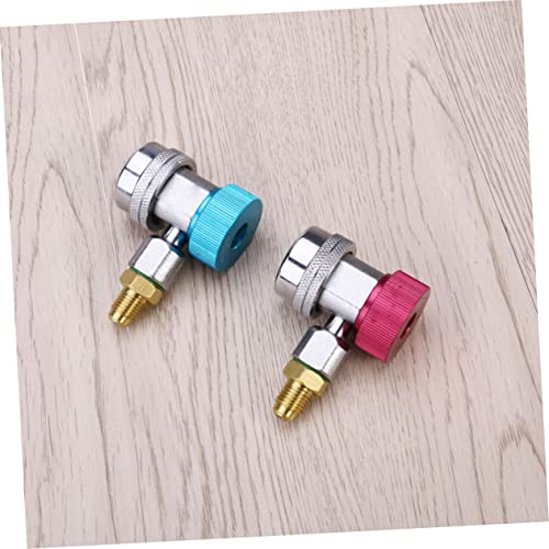 VICASKY Conector Adaptador 2Pcs Refrigerante Compatível Ar Condicionado Ac Para Carro Conectores Aut