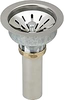 Vista 1 de Elkay LK99FC - Kit de drenaje de 3-1/2 pulgadas para fregaderos de arcilla refractaria Elkay - Cromo