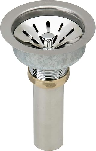 Elkay LK99FC - Kit de drenaje de 3-12 pulgadas para fregaderos de arcilla refractaria Elkay - Cromo