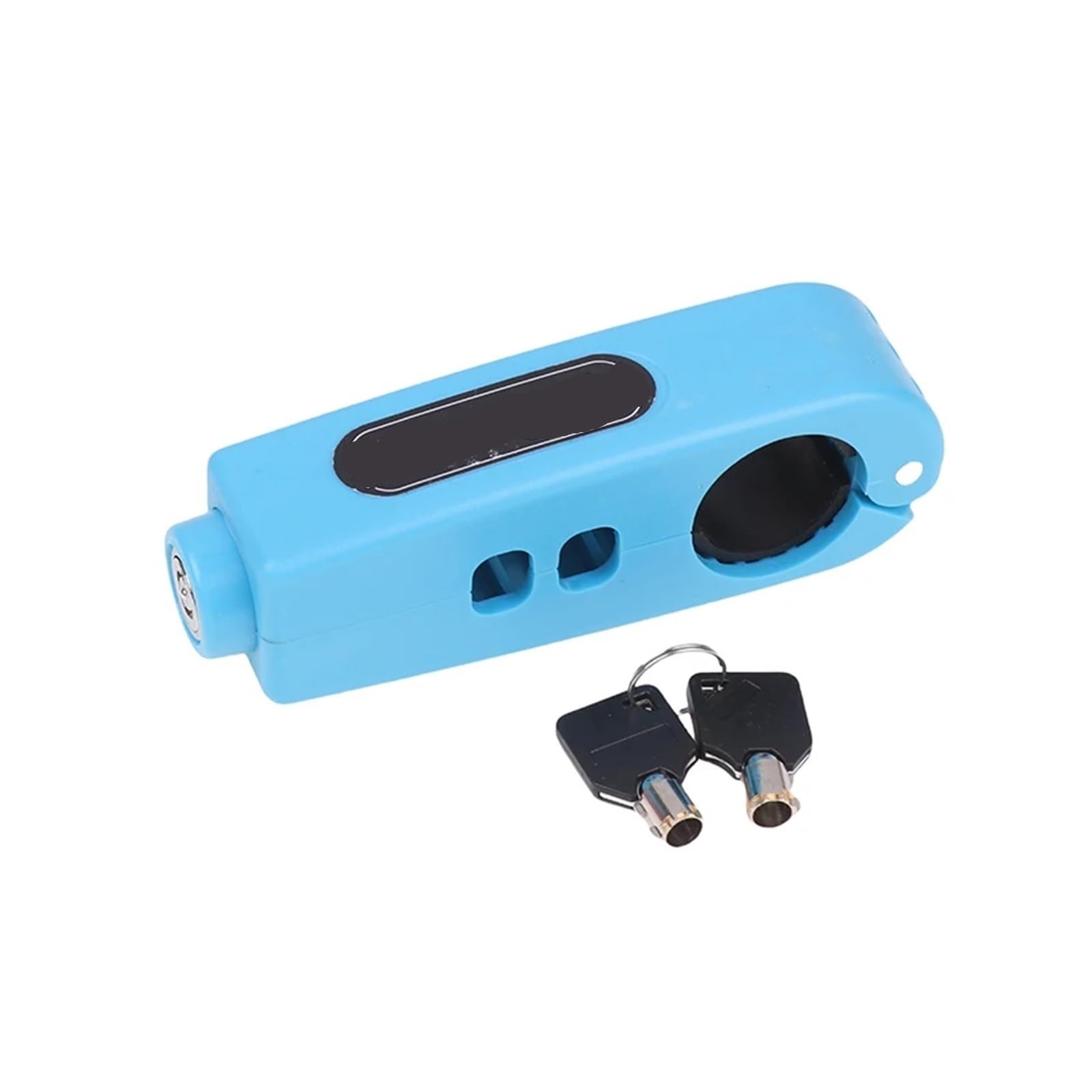 Ycenjepsaz Blue Bike Anti-Theft Lock Electric Bicycle Brake Handlebar Grip Lock Portable Prevent Theft Bike Motorcycle Locks Cycling Accessories(Blue)
