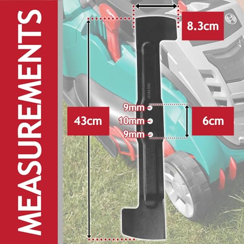 Spares2go 43cm Metal Blade for Bosch Rotak 43Li Ergoflex Lawnmower 3 Spares2go 43cm Metal Blade for Bosch Rotak 43Li Ergoflex Lawnmower - Image 3