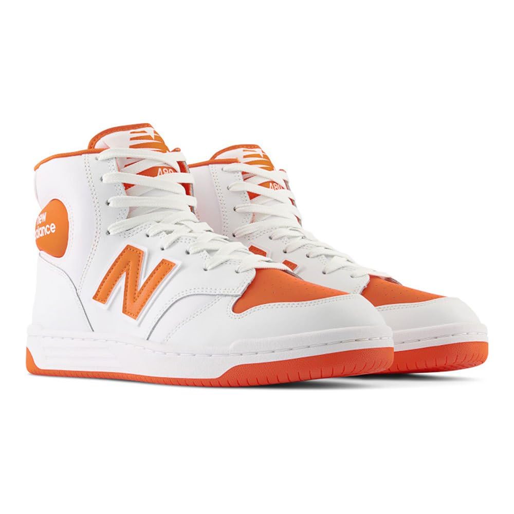 New Balance Men's 480 Sneaker, White, 5 UK