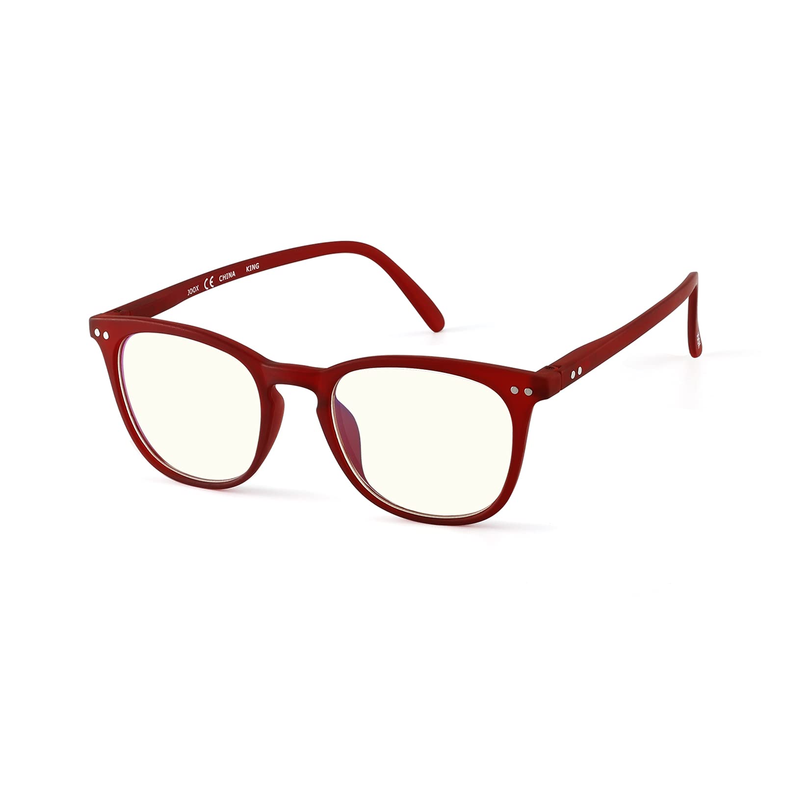 JOOX Gafas de lectura vintage para hombres y mujeres, gafas de lectura rectangulares con bisagra de resorte
