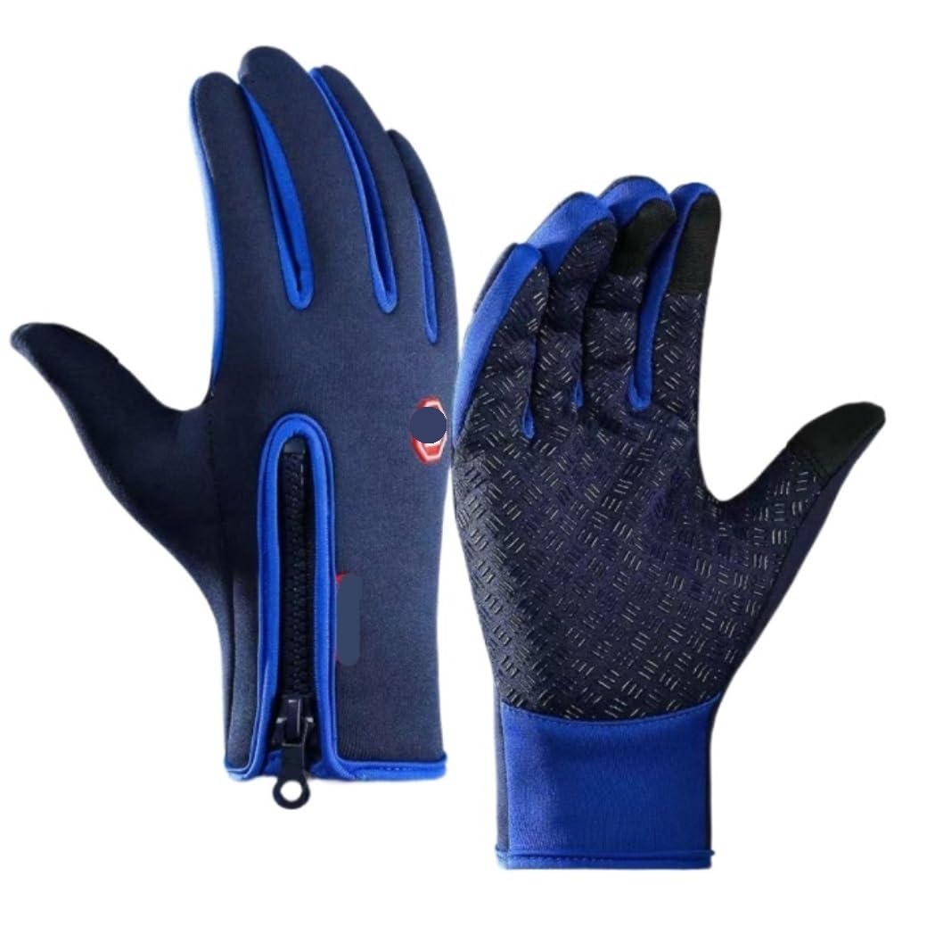 Sports Reithandschuh Handschuh Für Laufen, Ski, Verdickt, Warm, Touchscreen, Fahrradhandschuhe, Vollfinger-Fahrradhandschuhe Fahrradhandschuhe (Color : B, Size : S)