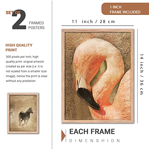 Image of Kotart Paintings Modern Art Wall Decor Framed Paintings for Bedroom Room Living Room - Framed Wall Posters /Paintings with Frame - Paintings for Wall Decoration Set of 4 (Art 8, Small (10x13 or 10x10 inch))