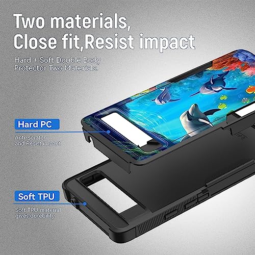 Coque Pixel 7a dauphins évite les bris d'écran et rayures